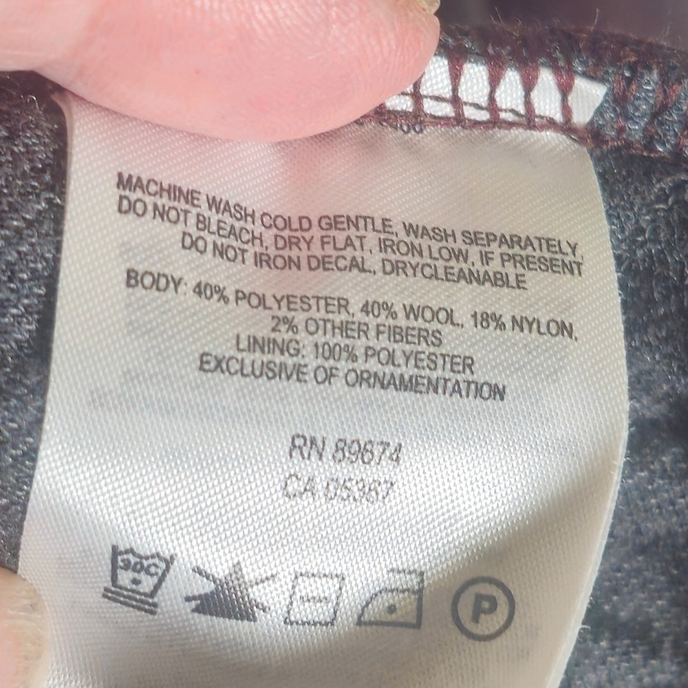 Mountain Hardware Sarafin Wrap Sweater Cardigan Brown/Gray Sz L Quilted Granola - Picture 13 of 14